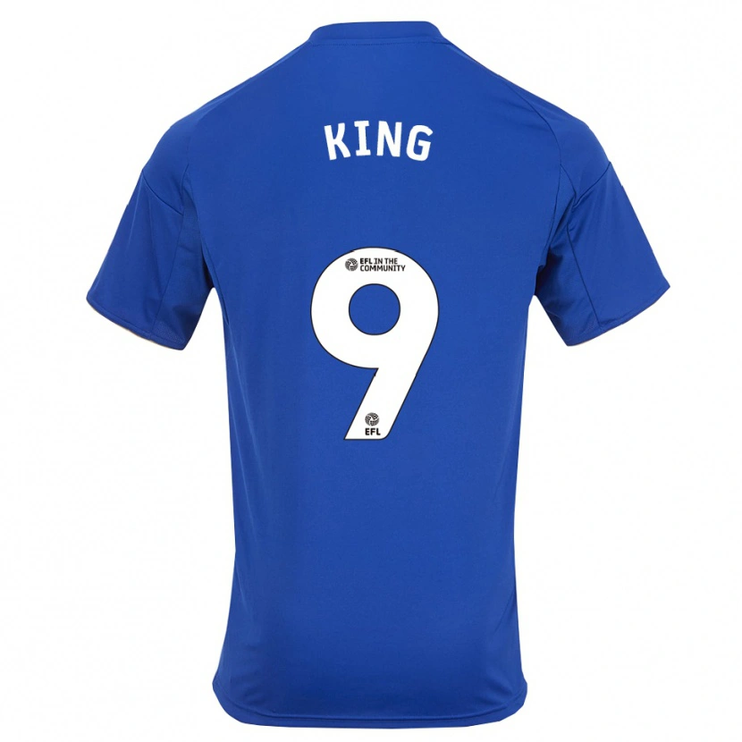 Danxen Mujer Camiseta Josh King #9 Azul Oro 1ª Equipación 2025/26 La Camisa México