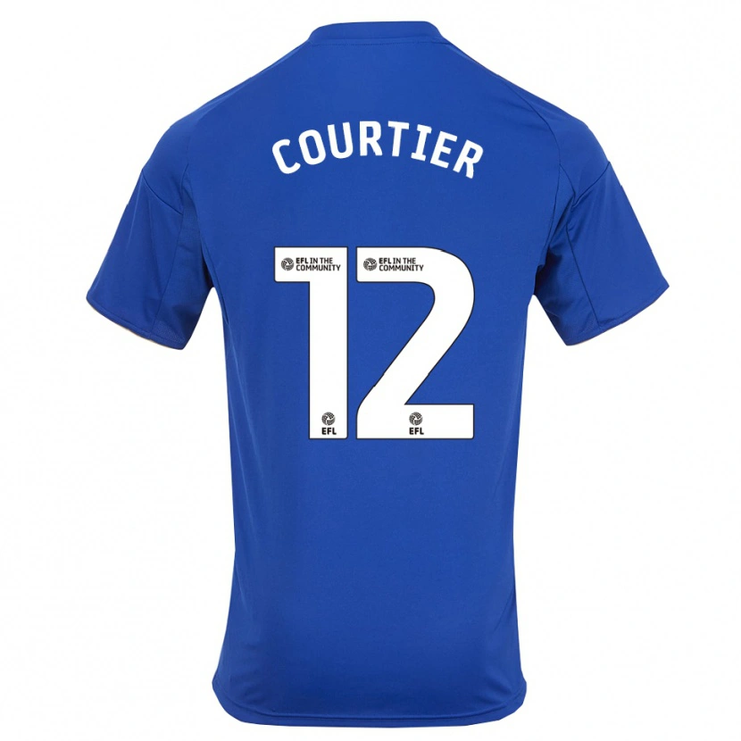 Danxen Mujer Camiseta Ben Courtier #12 Azul Oro 1ª Equipación 2025/26 La Camisa México