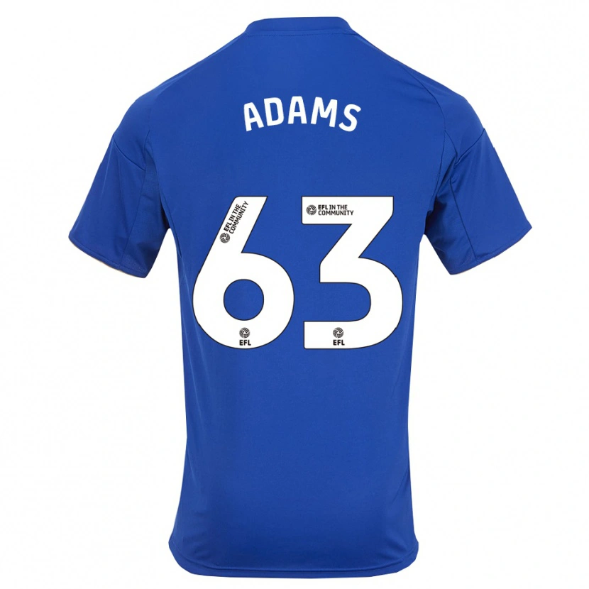 Danxen Mujer Camiseta Bayli Spencer Adams #63 Azul Oro 1ª Equipación 2025/26 La Camisa México