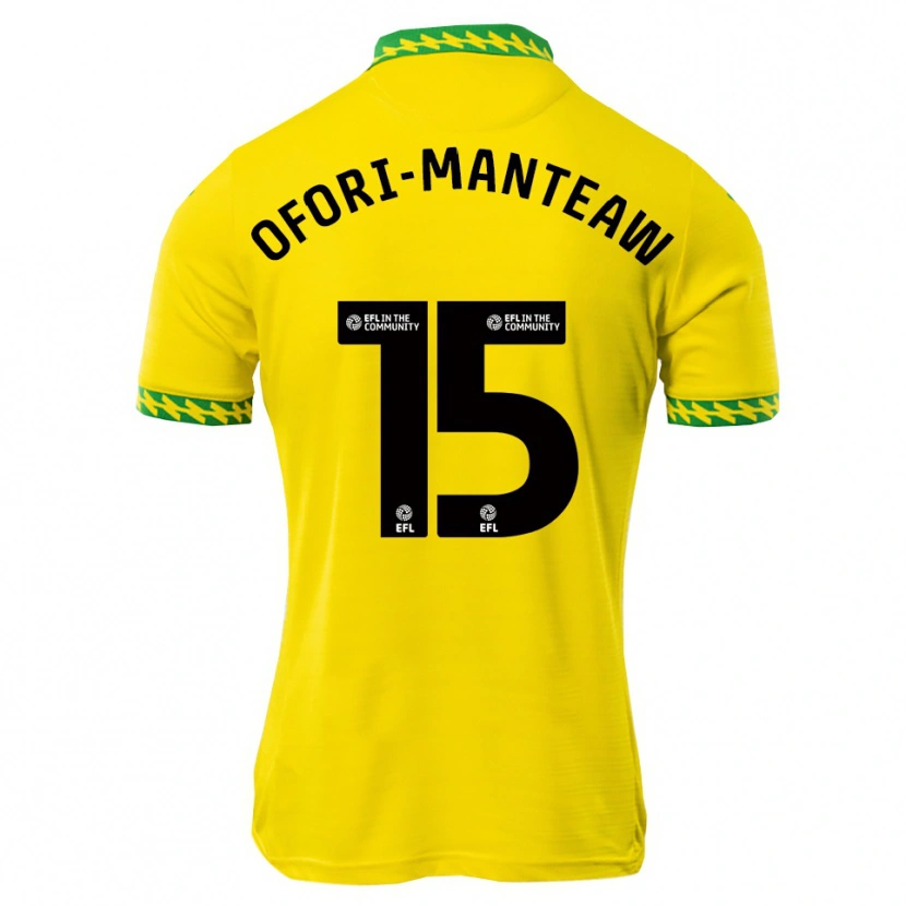 Danxen Mujer Camiseta Lloyd Ofori-Manteaw #15 Blanco Verde 1ª Equipación 2025/26 La Camisa México