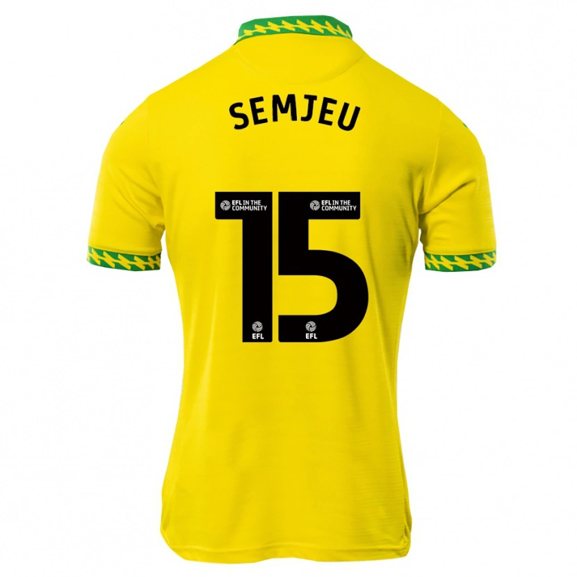 Danxen Mujer Camiseta Dylan Semjeu #15 Blanco Verde 1ª Equipación 2025/26 La Camisa México