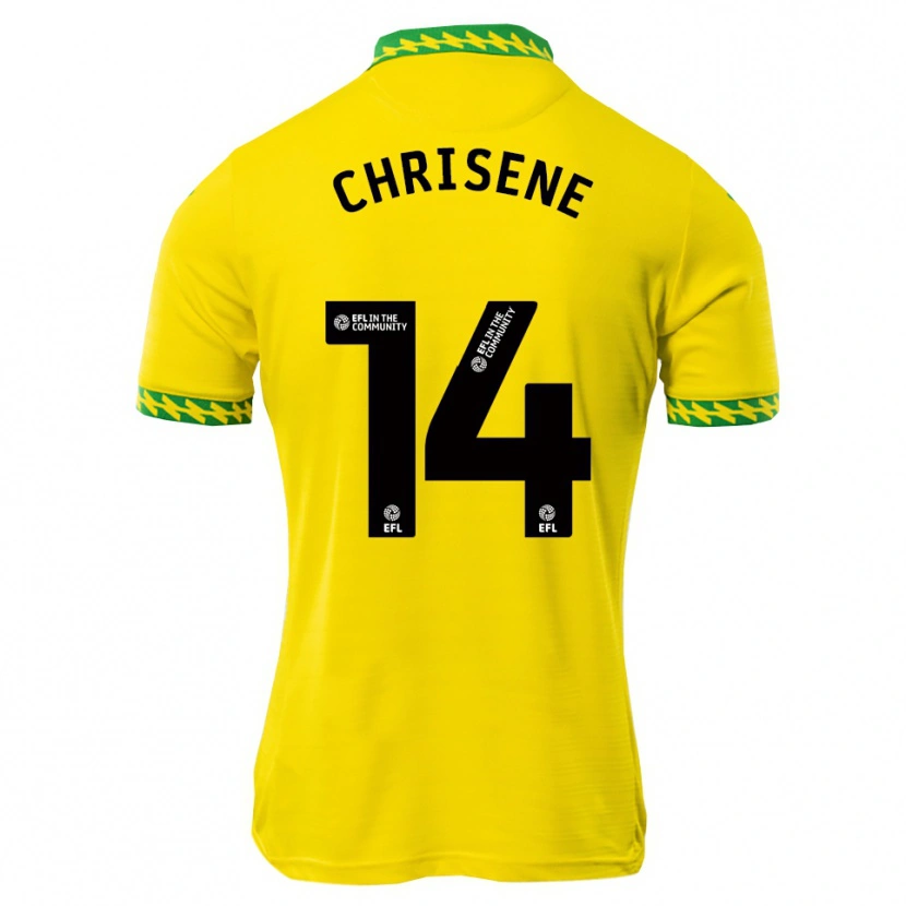 Danxen Mujer Camiseta Ben Chrisene #14 Blanco Verde 1ª Equipación 2025/26 La Camisa México