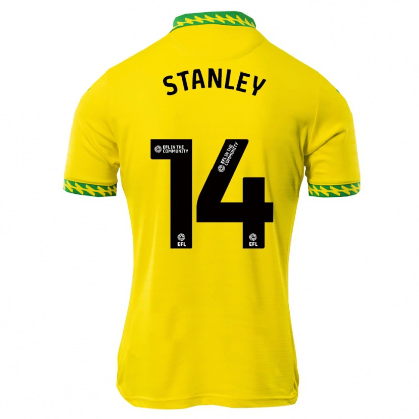 Danxen Mujer Camiseta Kathryn Stanley #14 Blanco Verde 1ª Equipación 2025/26 La Camisa México
