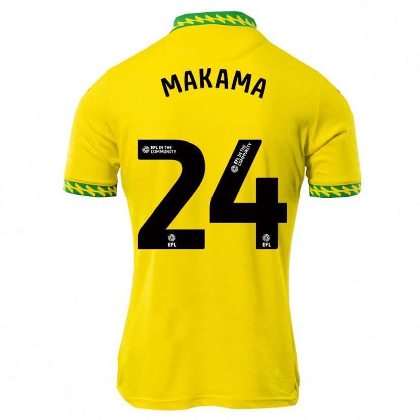 Danxen Mujer Camiseta Jovon Makama #24 Blanco Verde 1ª Equipación 2025/26 La Camisa México