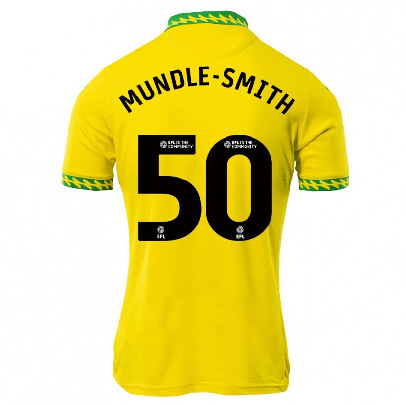 Danxen Mujer Camiseta Errol Mundle-Smith #50 Blanco Verde 1ª Equipación 2025/26 La Camisa México