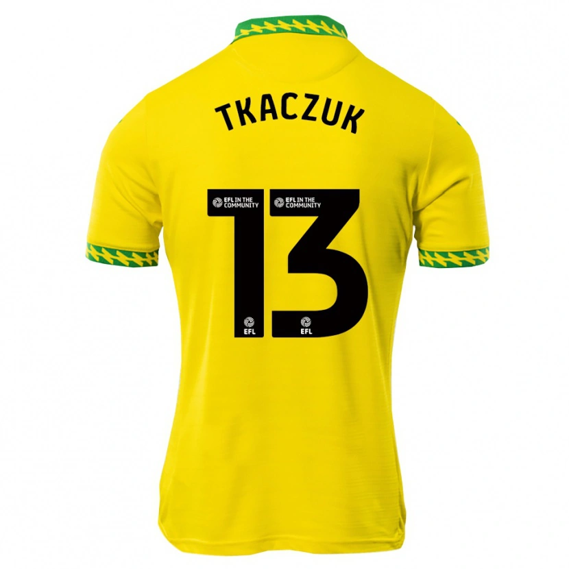 Danxen Mujer Camiseta Nikodem Tkaczuk #13 Blanco Verde 1ª Equipación 2025/26 La Camisa México