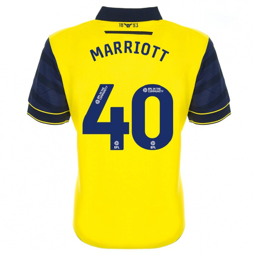 Danxen Mujer Camiseta Monty Marriott #40 Amarillo Azul Marino 1ª Equipación 2025/26 La Camisa México