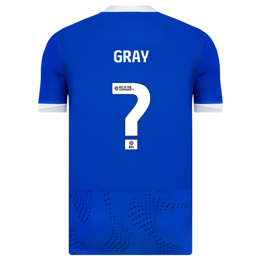 Danxen Mujer Camiseta Jessica Gray #0 Azul Blanco 1ª Equipación 2025/26 La Camisa México