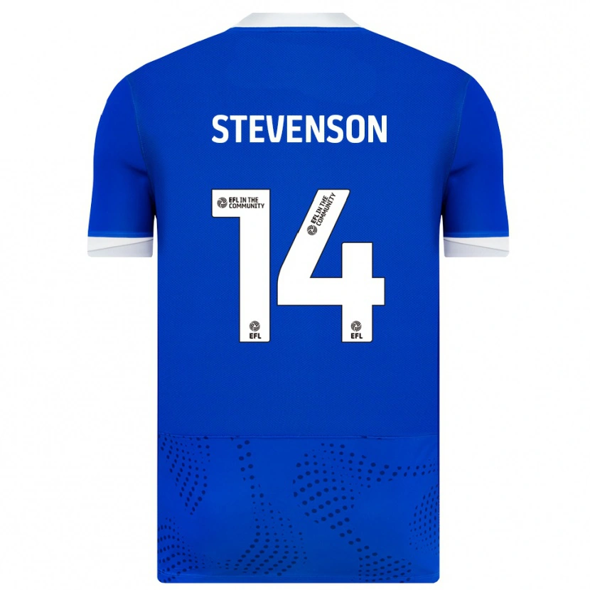Danxen Mujer Camiseta Ben Stevenson #14 Azul Blanco 1ª Equipación 2025/26 La Camisa México