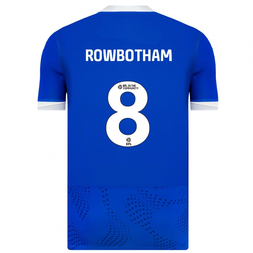 Danxen Mujer Camiseta Ava Rowbotham #8 Azul Blanco 1ª Equipación 2025/26 La Camisa México