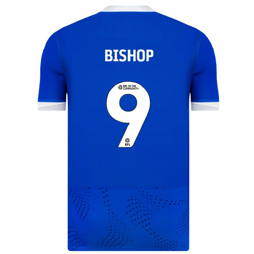 Danxen Mujer Camiseta Colby Bishop #9 Azul Blanco 1ª Equipación 2025/26 La Camisa México