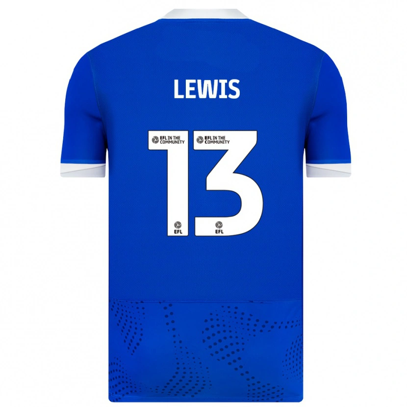 Danxen Mujer Camiseta Karl Lewis #13 Azul Blanco 1ª Equipación 2025/26 La Camisa México