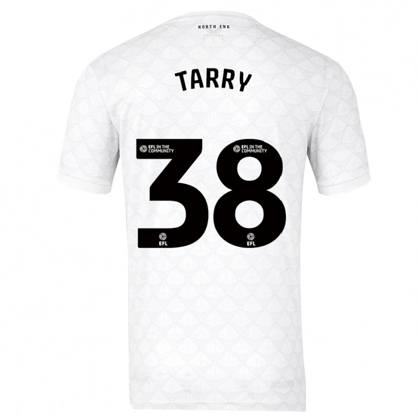 Danxen Mujer Camiseta Troy Tarry #38 Blanco Rojo 1ª Equipación 2025/26 La Camisa México