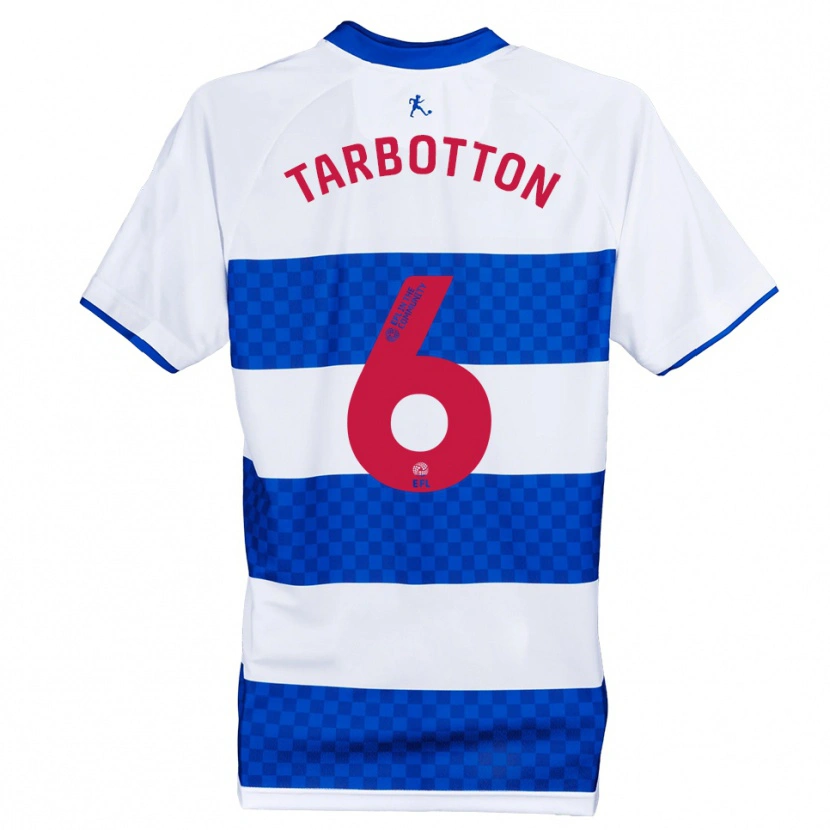 Danxen Mujer Camiseta Teddy Tarbotton #6 Azul Blanco 1ª Equipación 2025/26 La Camisa México