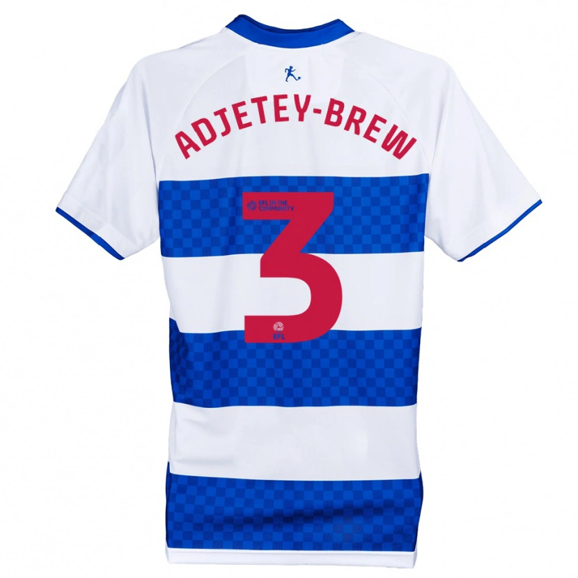 Danxen Mujer Camiseta Cory Adjetey-Brew #3 Azul Blanco 1ª Equipación 2025/26 La Camisa México