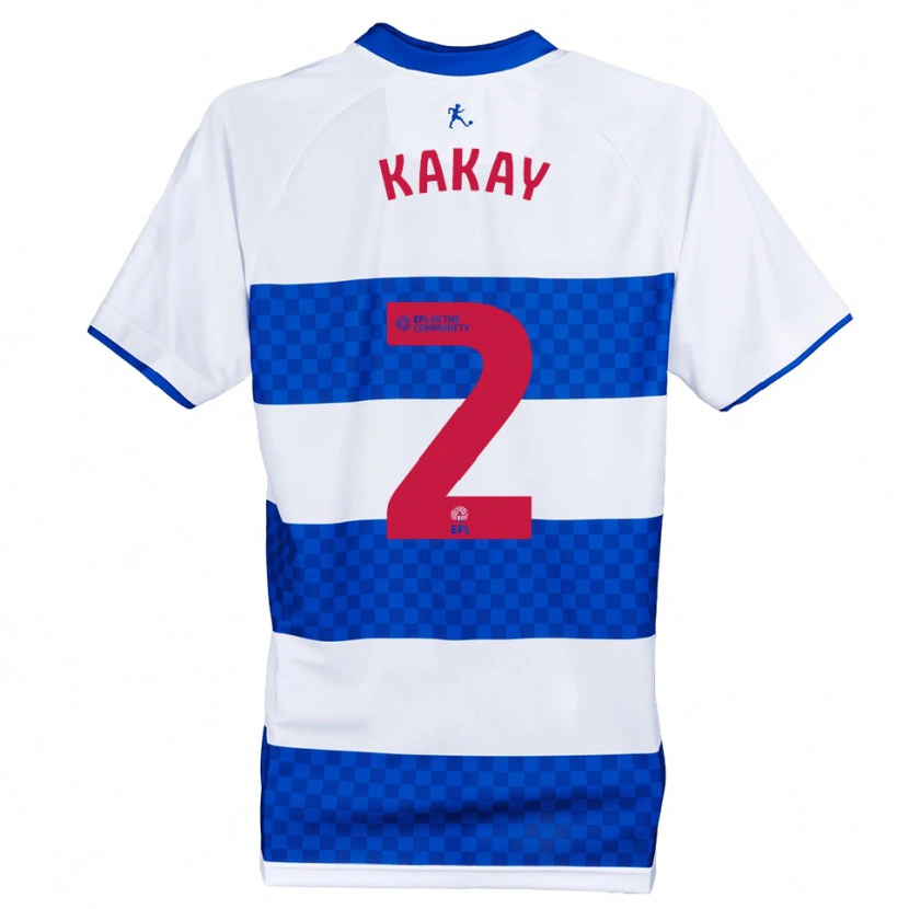 Danxen Mujer Camiseta Osman Kakay #2 Azul Blanco 1ª Equipación 2025/26 La Camisa México