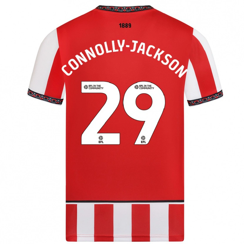 Danxen Mujer Camiseta Fallon Connolly-Jackson #29 Rojo Blanco 1ª Equipación 2025/26 La Camisa México