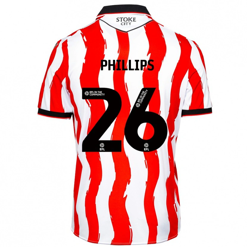 Danxen Mujer Camiseta Ashley Phillips #26 Blanco Rojo 1ª Equipación 2025/26 La Camisa México