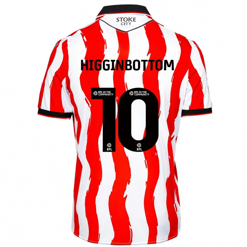 Danxen Mujer Camiseta Alice Higginbottom #10 Blanco Rojo 1ª Equipación 2025/26 La Camisa México