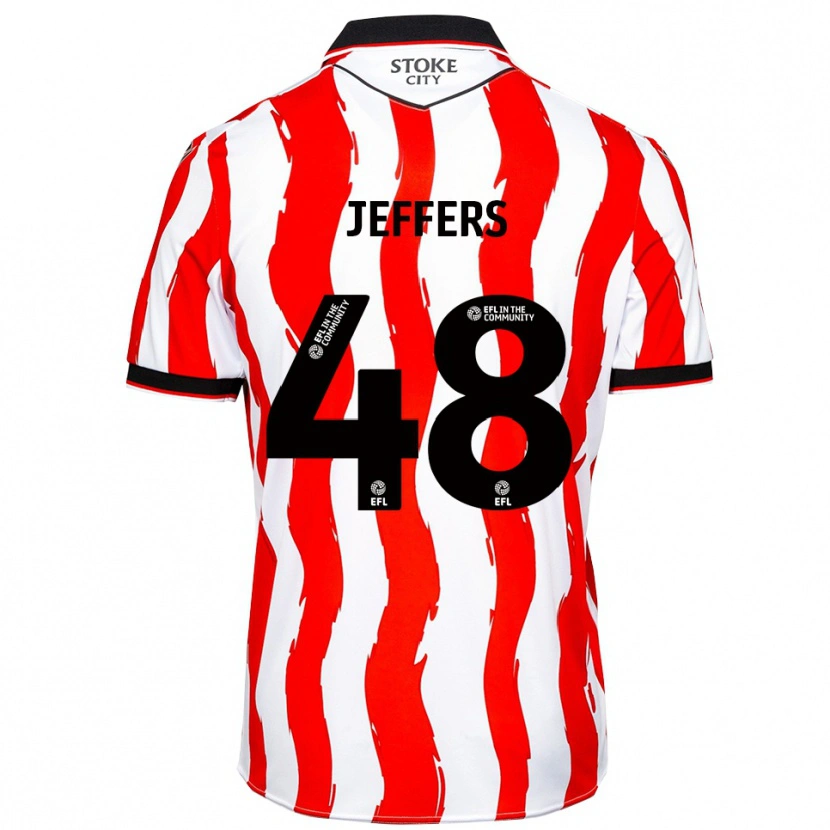 Danxen Mujer Camiseta Keke Jeffers #48 Blanco Rojo 1ª Equipación 2025/26 La Camisa México