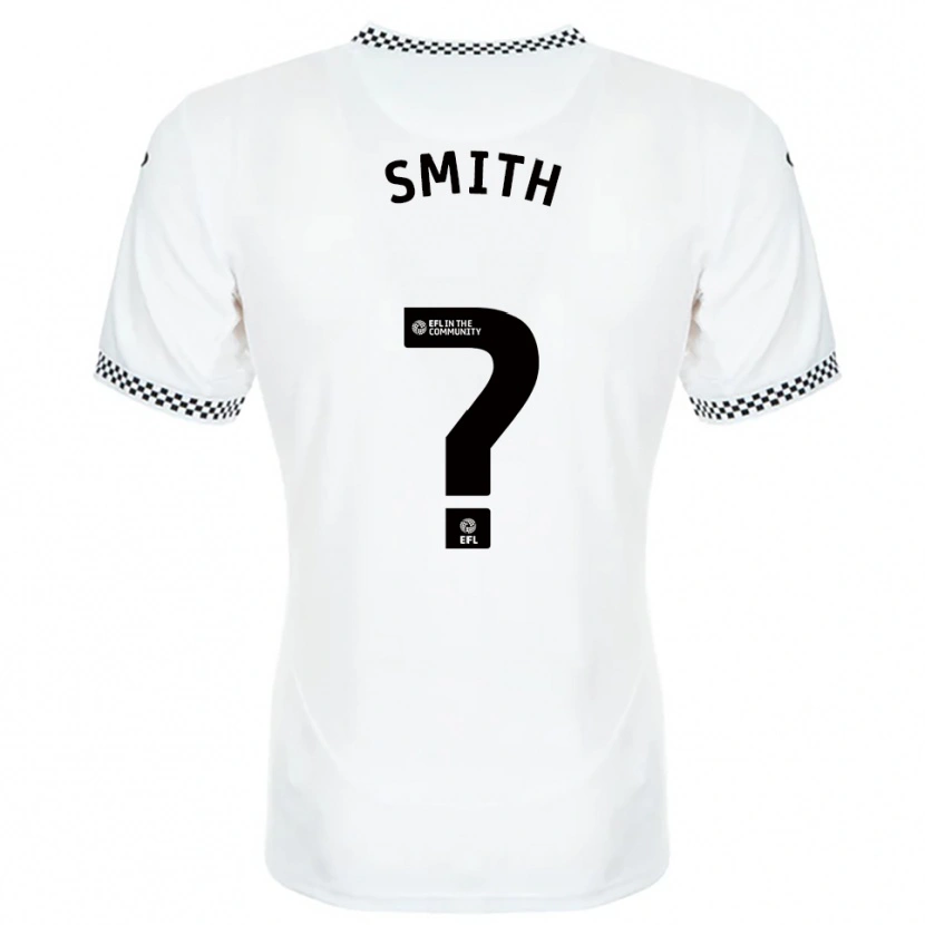 Danxen Mujer Camiseta Liam Smith #0 Blanco Naranja 1ª Equipación 2025/26 La Camisa México