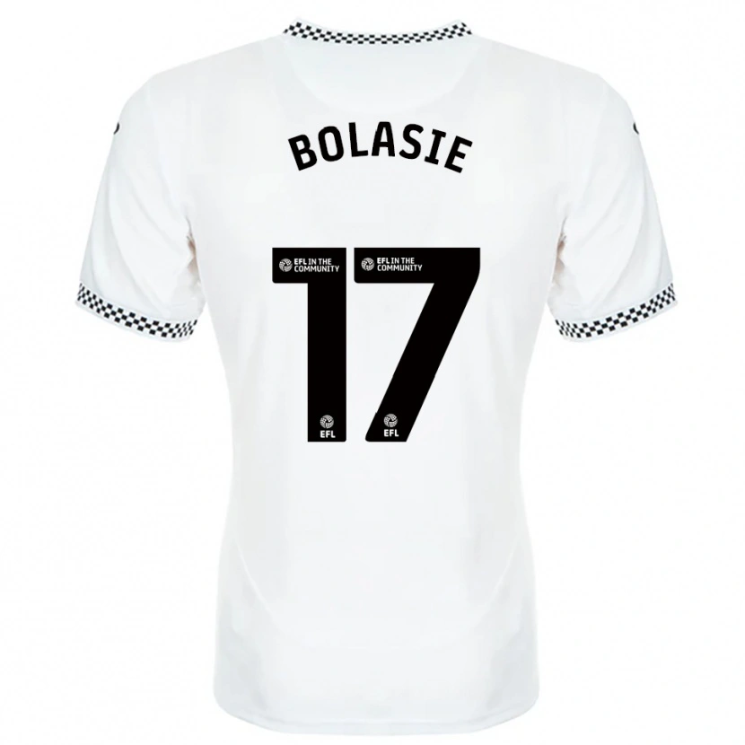 Danxen Mujer Camiseta Yannick Bolasie #17 Blanco Naranja 1ª Equipación 2025/26 La Camisa México