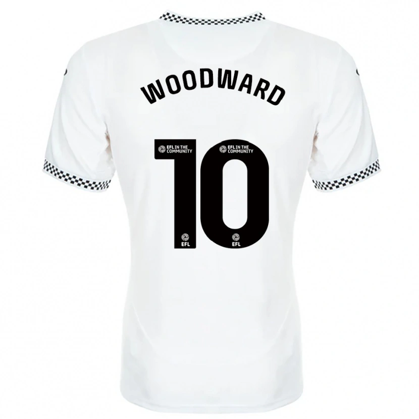Danxen Mujer Camiseta Thomas Woodward #10 Blanco Naranja 1ª Equipación 2025/26 La Camisa México