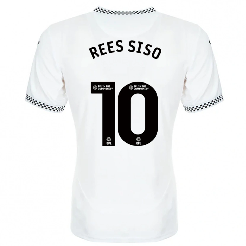 Danxen Mujer Camiseta Ramon Rees-Siso #10 Blanco Naranja 1ª Equipación 2025/26 La Camisa México