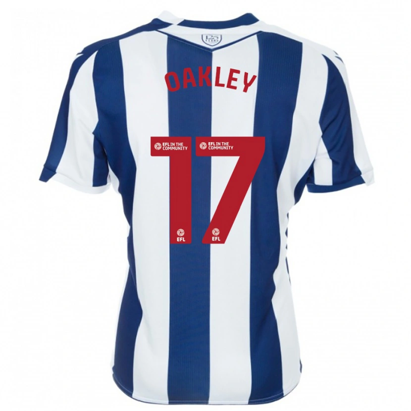 Danxen Mujer Camiseta Rhianne Oakley #17 Azul Marino Blanco 1ª Equipación 2025/26 La Camisa México