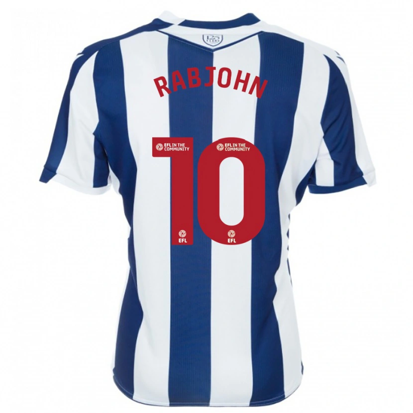 Danxen Mujer Camiseta Olivia Rabjohn #10 Azul Marino Blanco 1ª Equipación 2025/26 La Camisa México