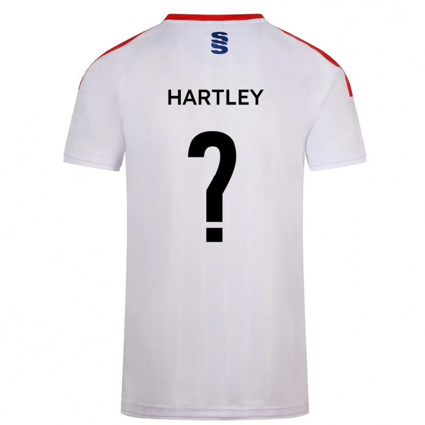 Danxen Mujer Camiseta Layton Hartley #0 Blanco Azul Marino 1ª Equipación 2025/26 La Camisa México