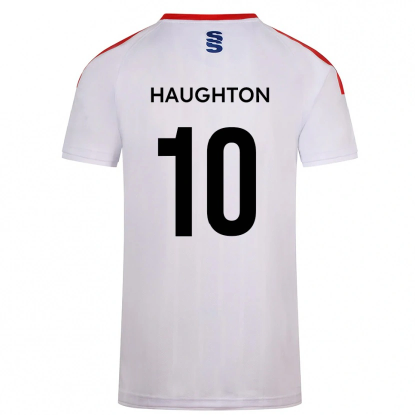 Danxen Mujer Camiseta Nick Haughton #10 Blanco Azul Marino 1ª Equipación 2025/26 La Camisa México