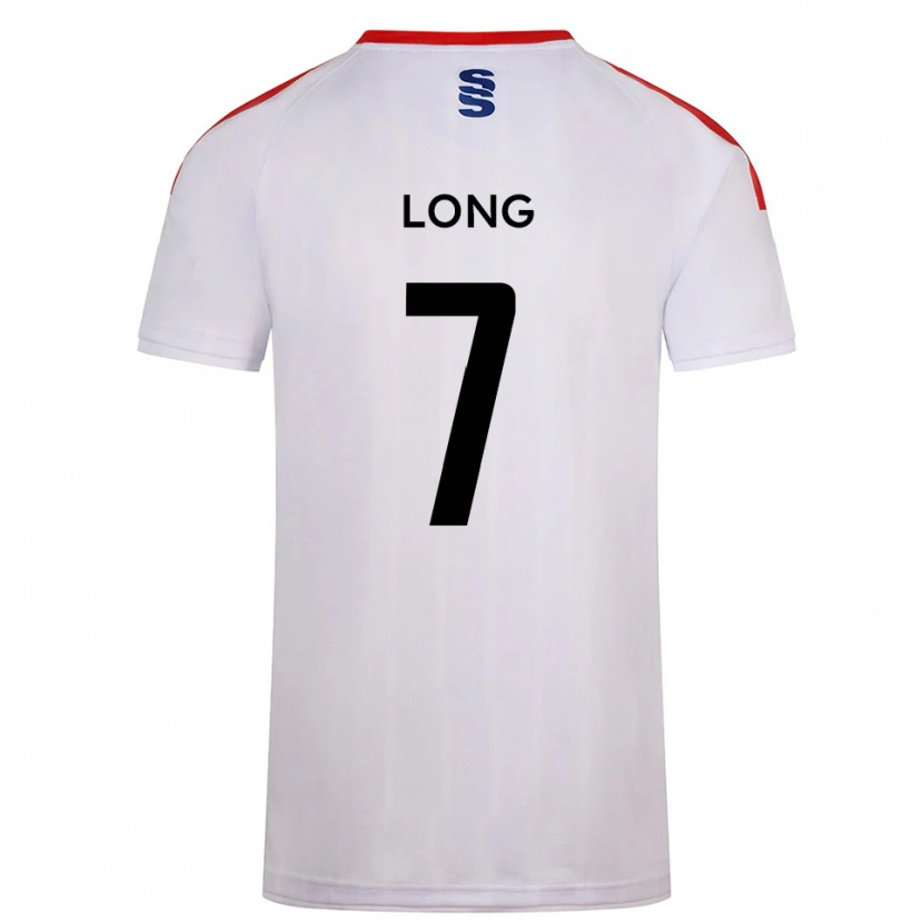 Danxen Mujer Camiseta Rhys Long #7 Blanco Azul Marino 1ª Equipación 2025/26 La Camisa México