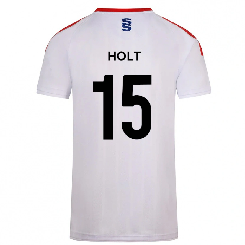 Danxen Mujer Camiseta Ella Holt #15 Blanco Azul Marino 1ª Equipación 2025/26 La Camisa México
