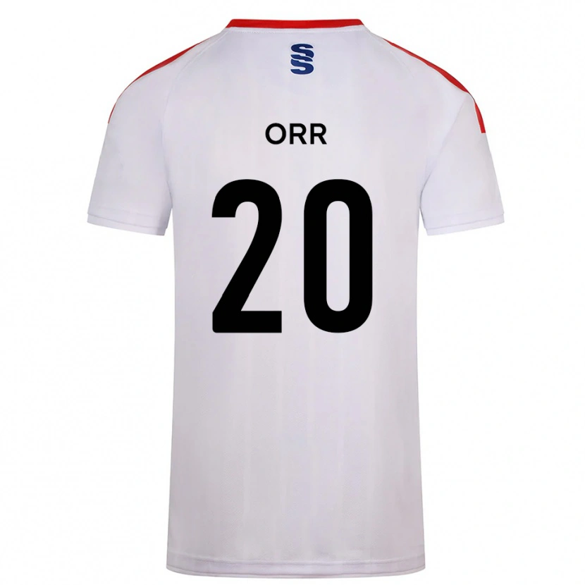 Danxen Mujer Camiseta Oliver Orr #20 Blanco Azul Marino 1ª Equipación 2025/26 La Camisa México