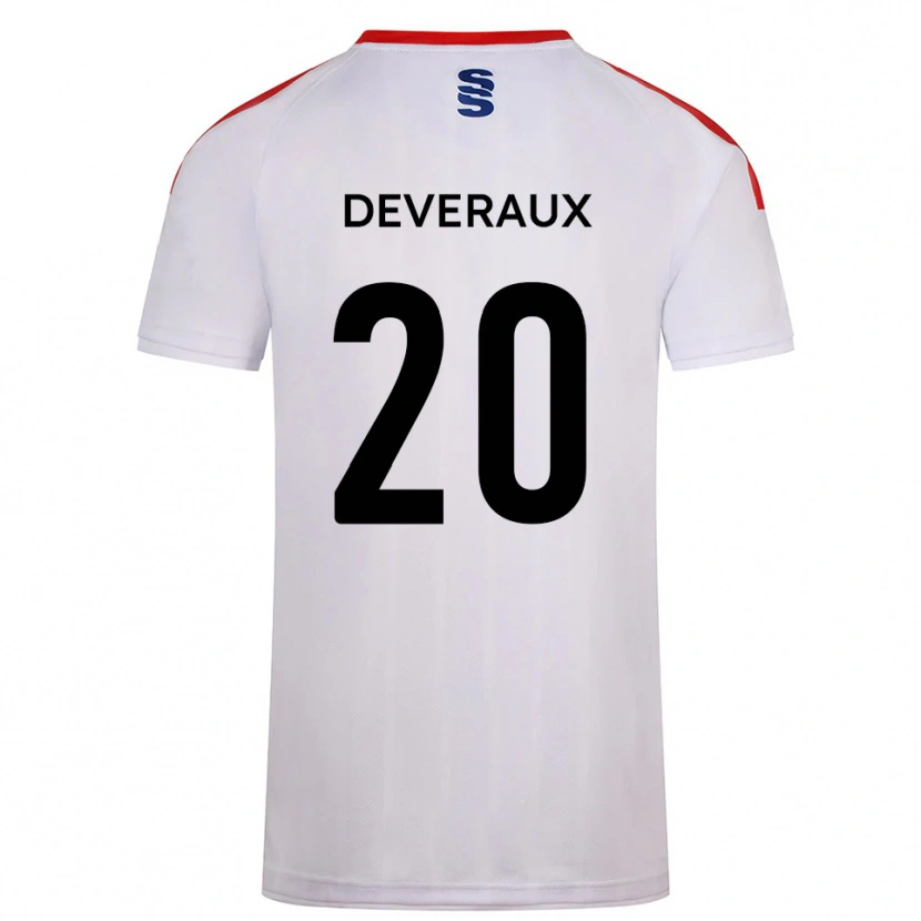 Danxen Mujer Camiseta Demi Deveraux #20 Blanco Azul Marino 1ª Equipación 2025/26 La Camisa México