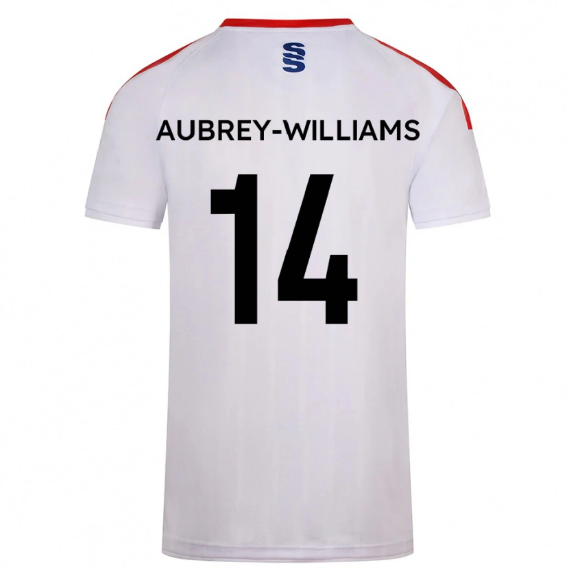 Danxen Mujer Camiseta Harrison Aubrey-Williams #14 Blanco Azul Marino 1ª Equipación 2025/26 La Camisa México