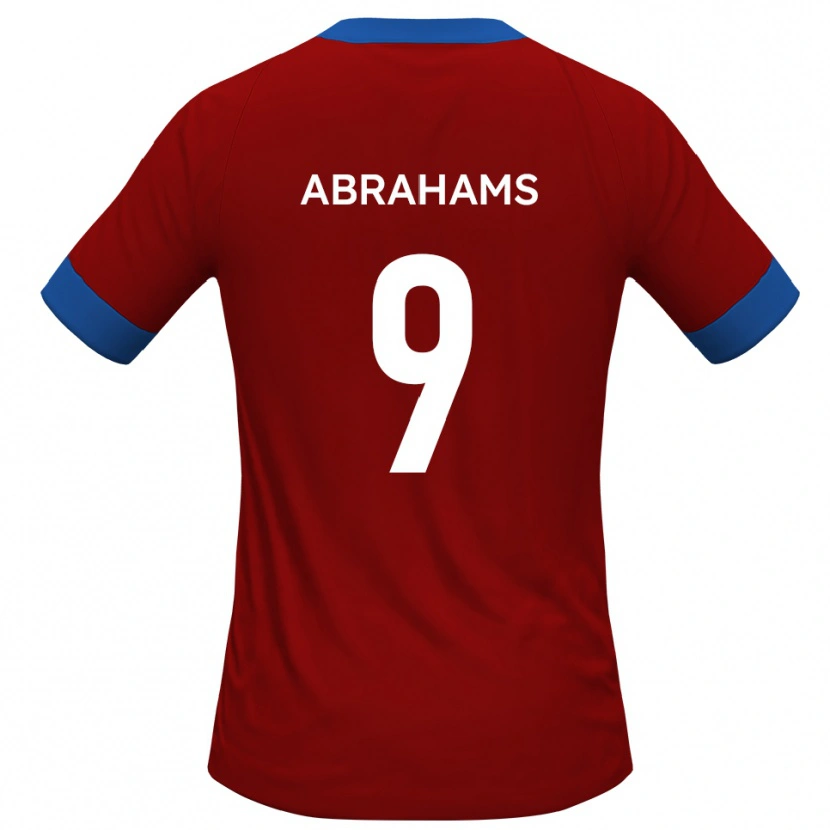 Danxen Mujer Camiseta Tristan Abrahams #9 Rojo Azul 1ª Equipación 2025/26 La Camisa México