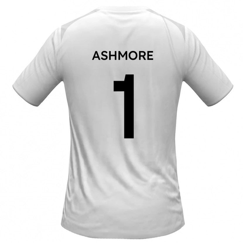 Danxen Mujer Camiseta Nathan Ashmore #1 Blanco Gris 1ª Equipación 2025/26 La Camisa México