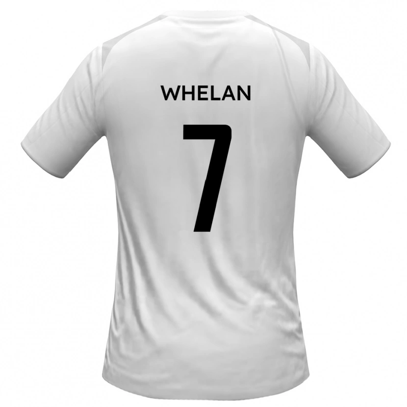 Danxen Mujer Camiseta Tom Whelan #7 Blanco Gris 1ª Equipación 2025/26 La Camisa México