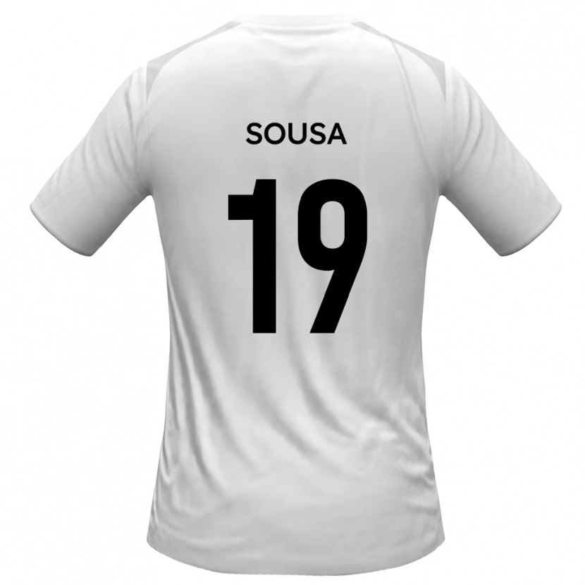 Danxen Mujer Camiseta Érico Sousa #19 Blanco Gris 1ª Equipación 2025/26 La Camisa México
