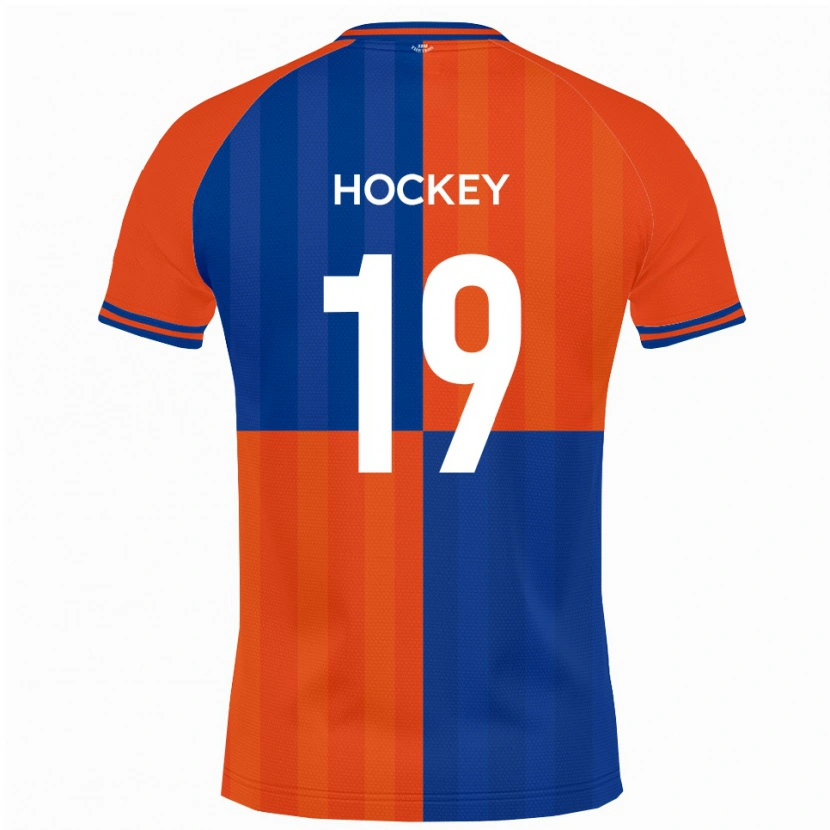 Danxen Mujer Camiseta Freddie Hockey #19 Naranja Azul Real 1ª Equipación 2025/26 La Camisa México