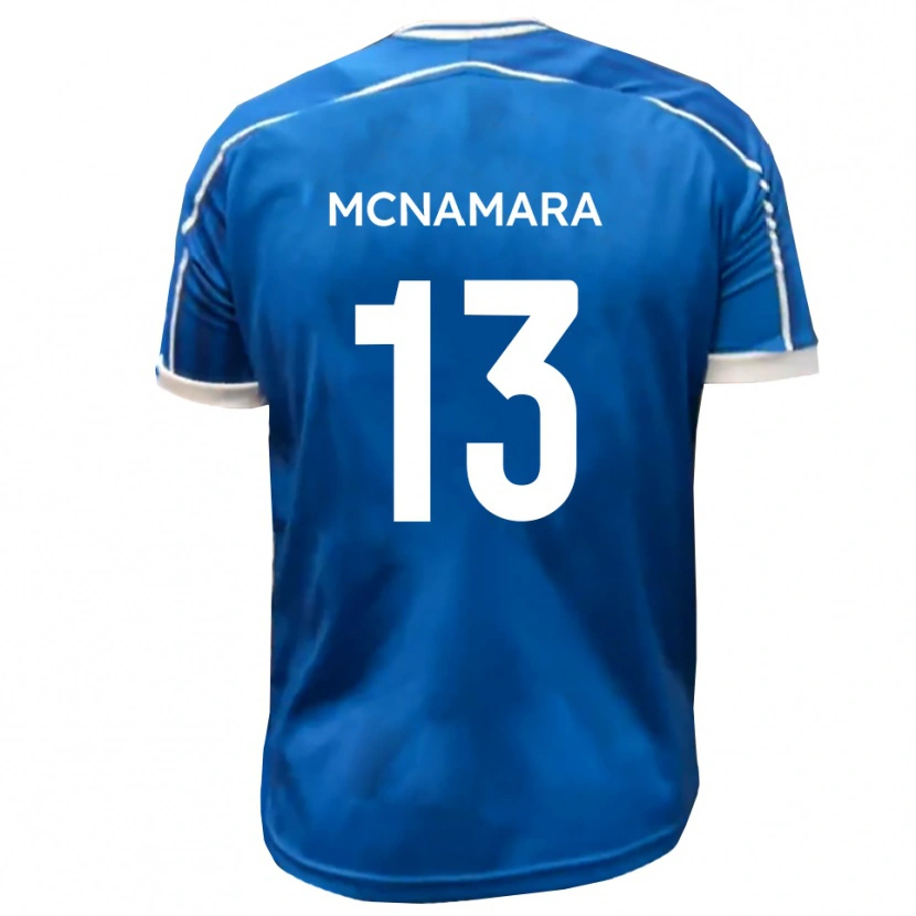 Danxen Mujer Camiseta Josh Mcnamara #13 Azul Blanco 1ª Equipación 2025/26 La Camisa México