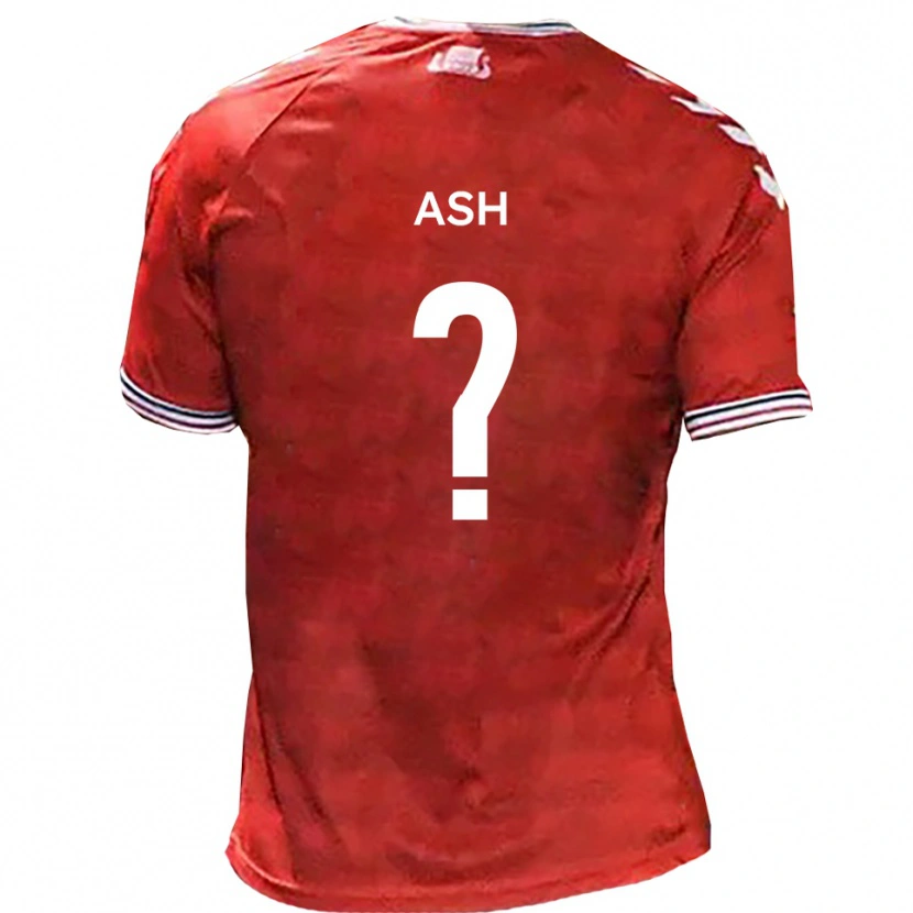 Danxen Mujer Camiseta Milly Ash #0 Rojo Blanco 1ª Equipación 2025/26 La Camisa México
