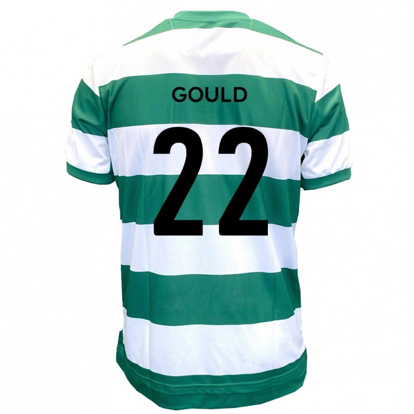 Danxen Mujer Camiseta Matt Gould #22 Verde Blanco 1ª Equipación 2025/26 La Camisa México