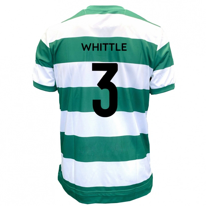 Danxen Mujer Camiseta Alex Whittle #3 Verde Blanco 1ª Equipación 2025/26 La Camisa México