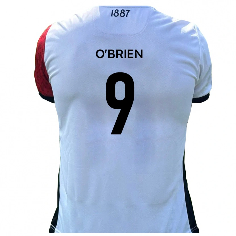 Danxen Mujer Camiseta Aiden O'brien #9 Rojo Blanco 1ª Equipación 2025/26 La Camisa México