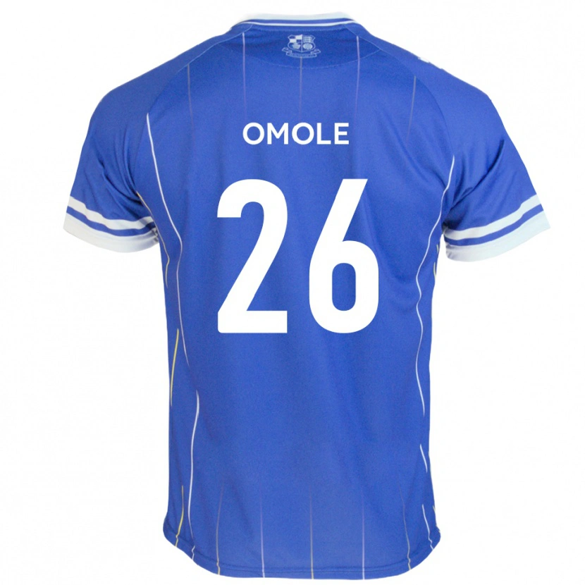 Danxen Mujer Camiseta Tobi Omole #26 Azul Real 1ª Equipación 2025/26 La Camisa México