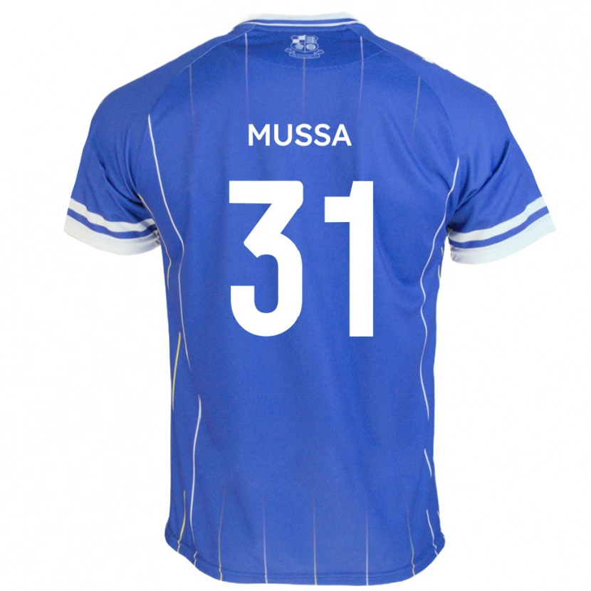 Danxen Mujer Camiseta Omar Mussa #31 Azul Real 1ª Equipación 2025/26 La Camisa México