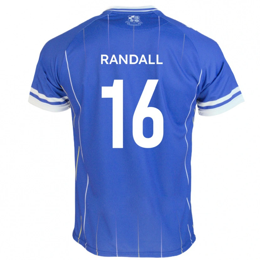 Danxen Mujer Camiseta Will Randall #16 Azul Real 1ª Equipación 2025/26 La Camisa México